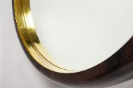 Picture of OVAL MIRROR, PARCHMENT