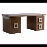 Picture of DK-128A DESK (TWO SMALL PEDESTALS, DESK TOP FULL LENGTH)