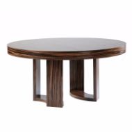 Picture of DT-166 ROUND DINING CONFERENCE TABLE  WITH 4Â€ THICK TABLE TOP OR WITH MODIFIED RECESSED TABLE APRON