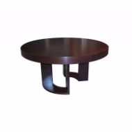 Picture of DT-166 ROUND DINING CONFERENCE TABLE  WITH 4Â€ THICK TABLE TOP OR WITH MODIFIED RECESSED TABLE APRON
