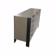 Picture of DR-33C BUFFET WITH TWO CUPBOARDS AND ONE BANK OF 4 DRAWERS (29Â€H) OR 5 DRAWERS (36Â€H) (WITH FINISHED BACK)