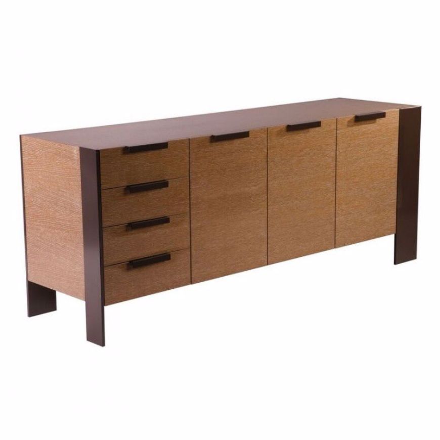 Picture of DR-33F BUFFET WITH THREE CUPBOARDS AND ONE BANK OF 4 DRAWERS (29Â€H) OR 5 DRAWERS (36Â€H) (WITH FINISHED BACK)