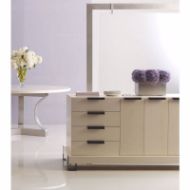 Picture of DR-76A DRESSER BUFFET WITH 1 BANK OF 4 DRAWERS AND 2 CUPBOARDS (4 DOORS) (WITH FINISHED BACK)