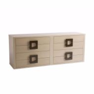 Picture of DR-129A DRESSER WITH 2 BANKS OF 4 DRAWERS