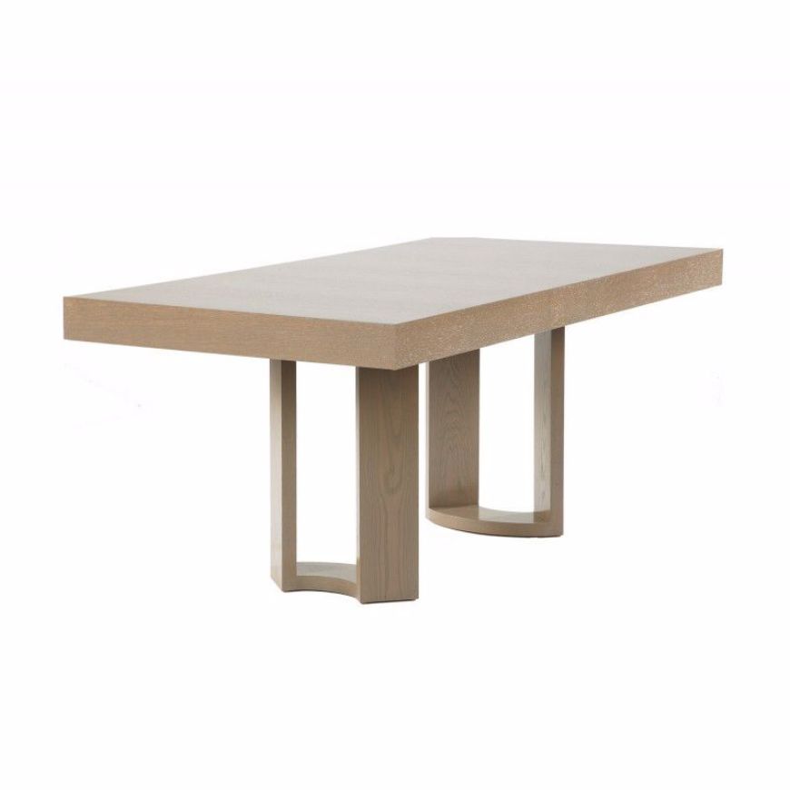 Picture of DT-166 RECTANGULAR DINING CONFERENCE TABLE WITH 4" THICK OR MODIFIED RECESSED TABLE APRON