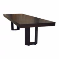 Picture of DT-166 RECTANGULAR DINING CONFERENCE TABLE WITH 4" THICK OR MODIFIED RECESSED TABLE APRON