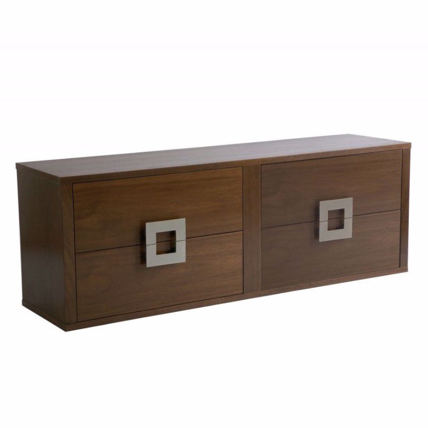Picture of FC-129B LATERAL FILE CREDENZA OR BOOKCASE. WITH FOUR (4) FILE DRAWERS