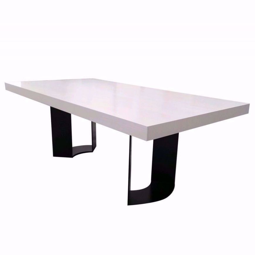 Picture of DT-86E RECTANGULAR DINING/CONFERENCE TABLE WITH 4" APRON WITH EXTENSION AND ONE 18" LEAF