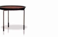 Picture of ATHENE SMALL TABLE, TOP WITH INSERT IN PAU FERRO