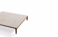 Picture of ATON COFFEE TABLE IN WALNUT CANALETTO MARBLE TOP