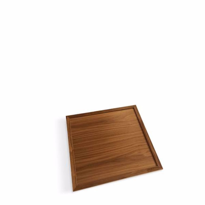 Picture of FLAT RECTANGULAR TRAY IN WALNUT CANALETTO WOOD
