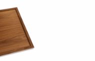 Picture of FLAT RECTANGULAR TRAY IN WALNUT CANALETTO WOOD